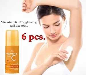 6x AR vitamina E & C schiarente roll on cura del corpo pelle liscia e nutriente ascelle - Foto 1 di 4