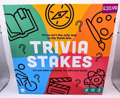 Trivia Stakes Board Game Brand New & Sealed  - Image 1 of 4
