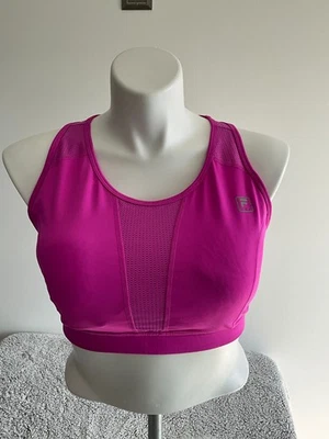 Sujetador deportivo Fila Sport Performance para correr copas acolchadas de alto impacto rosa 1X Foto 1 de 4