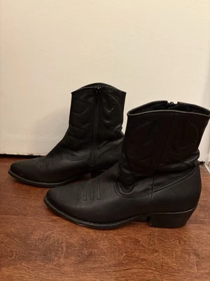 Botines occidentales negros para mujer Topshop, talla 8 Foto 1 de 4