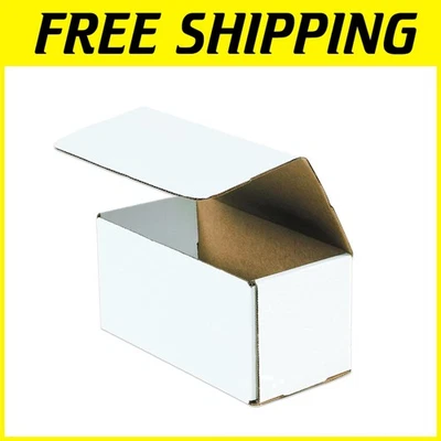 Corrugated Boxes 10x6x6, 50-Pack for Packing & Moving - Image 1 of 4