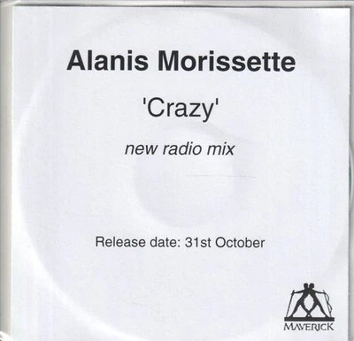 Alanis Morissette Crazy CDr UK Maverick 2005 CDr Offizielles Promo In Firma - Bild 1 von 2