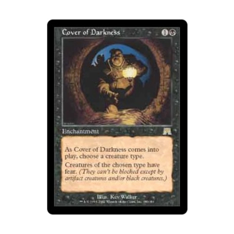 WOTC MtG Onslaught Cover of Darkness (R) NM - Image 1 of 1