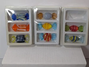 Lote De Colección De 8 Caramelos De Cristal De Murano Soplados A Mano #4 - Imagen 1 de 4