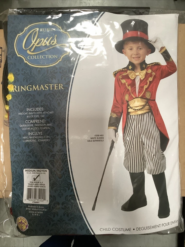 Fantasia infantil Ringmaster (média) - Imagem 1 de 1