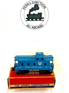 LIONEL 6017-200 #1 "SELTEN" U.S.NAVY DIE-4 (LT. BLAU) EXT. VIS.CAB BLT-60 LKN/OB - Bild 1 von 6