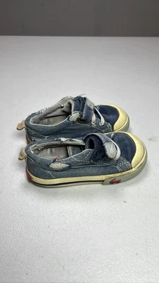 Kai Run Toddler Denim Slip On Sneakers Size 7 - Image 1 of 4