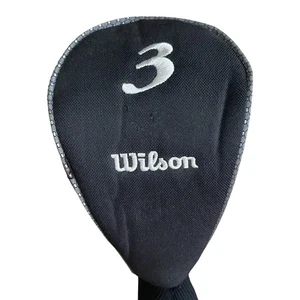 Wilson Universal  Fairway 3 Golf Club Sleeve wood headcover Red Black - Picture 1 of 5