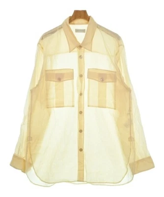 Повседневные рубашки DRIES VAN NOTEN кремовые M 2200605418332 - Изображение 1 из 4