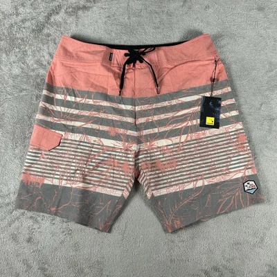 NUEVO Baúl de Natación Dakine Lanai Hawaiano Tribal Floral Hombres Talla 36 Boardshorts Foto 1 de 4