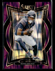 2024 Panini Select #3 Rome Odunze Purple Prizm Shock RC Rookie /360 - Picture 1 of 2
