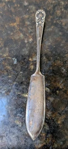 Vintage Antique Sheffield Sterling Silver Plated Cheese Master Butter Tea Knife - Picture 1 of 2