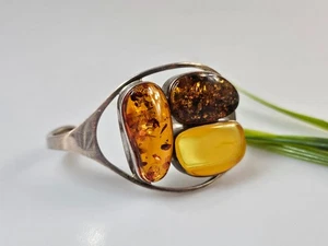 Bernstein Armband Silber 925 Weinachts geschenk fur frau Vintage Schmuck 925 - Bild 1 von 11