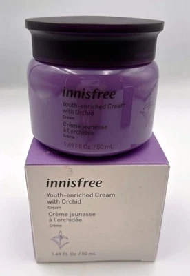 Innisfree обогащенный молодежью крем с орхидеей свежий до 10/2026 полный размер новый - Изображение 1 из 2