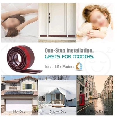 Spazzaporta Regolabile Miglioramento Casa Lunghezza Regolabile Miglioramento Com - Immagine 1 di 4