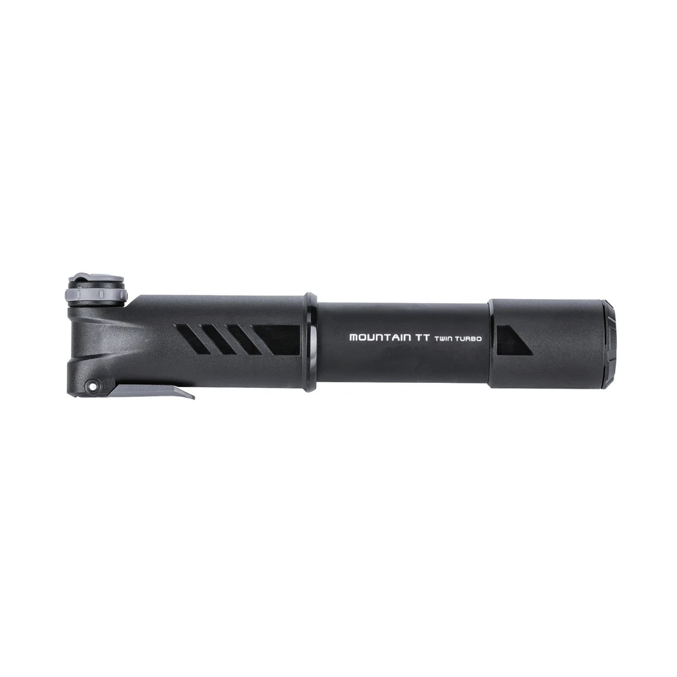 Topeak Mountain TT Twin Turbo Mini Pump: Black - Image 1 of 1