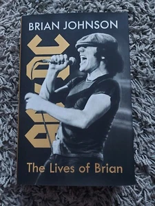 Brian Johnson Signed Acdc Book, The Lives Of Brian (1) Music, rock n roll *COA* - Bild 1 von 4