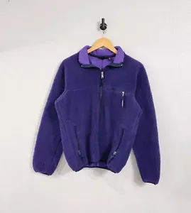 Vintage Patagonia Retro-X Deep Pile Fleece Jacket Men's Size Small Purple Rare - Picture 1 of 9