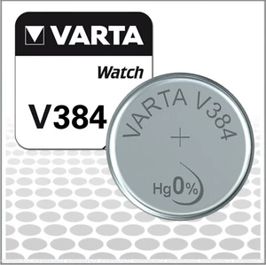 2x Varta V384 Silver Coin Silberoxid-Knopfzelle Uhrenbatterie Watch-Batterie - Bild 1 von 1