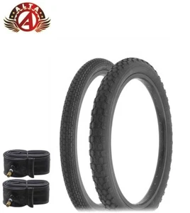 SCHWINN STINGRAY 20 X 1-3/4 S7 BRICK TIRE & 20 X 2.125 S2 KNOBBY TIRE W/TUBES. - Picture 1 of 1