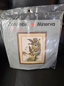 Columbia Minerva 1977 CM Counted Cross Stitch Mallards in Flight Picture 6939 - Picture 1 of 5