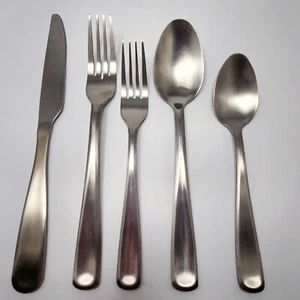 Simply Essential Milton 5-Pc Place Setting Flatware 18/0 Stainless Satin - Picture 1 of 20