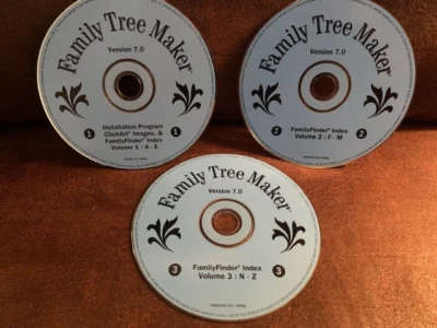 Family Tree Maker Family Finder World Family Tree Vital Records 20 discs in all - Image 1 of 4
