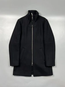 Men’s NWOT Hugo Boss Full Zip Wool Coat Size IT 48 (Y0745) - Picture 1 of 13