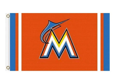 Miami Marlins Flag 3x5ft Banner Polyester Baseball World Series marlins014 Cover
