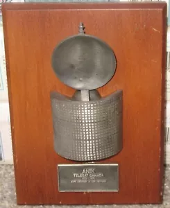 1972 ANIK TELESAT CANADA Cape Kennedy Souvenir Plaque Communications Space Orbit - Picture 1 of 5