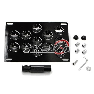 FOR 2005-12 PORSCHE BOXSTER LICENSE PLATE TOW HOOK ADAPTOR MOUNTING BRACKET KIT - Picture 1 of 1