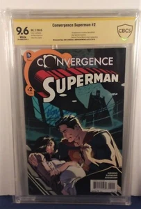 CONVERGENCE SUPERMAN #2 9.6 -1st Jonathan Kent - SIGNED 2x Jurgens CBCS like cgc - Picture 1 of 3