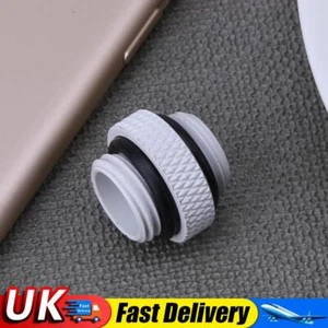 G1/4 Dual External Thread Hose Connector for PC Water Cooling System(White) UK - Bild 1 von 8