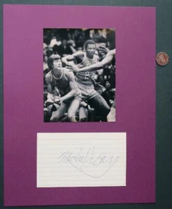 1970s ABA Spirits of St.Louis Star Mike Barr signed autographed card photo NBA-- - Picture 1 of 1