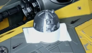 Star Wars Hasbro 2004 Jedi Starfighter - Replacement R2 Unit - 3D Printed - Foto 1 di 5