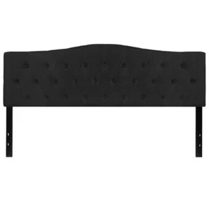 Flash Furniture Cambridge Tufted King Panel Headboard in Black Fabric - Picture 1 of 3