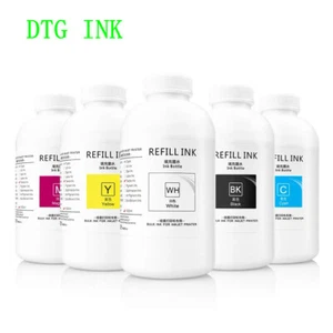 6x500ML DTG Textile Ink For Epson L800 L805 L1800 1390 R1900 R2000 F2000 F2100 - Picture 1 of 4