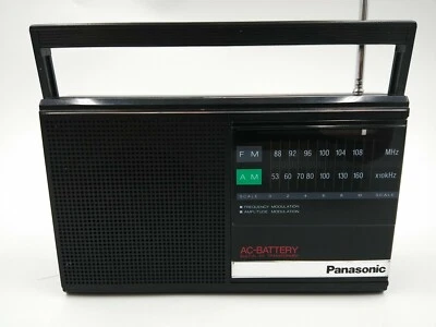 Vintage Panasonic Radio Portable Dekstop RF542 AC Transformer Matsushita EUC - Image 1 of 4
