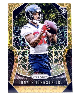 2019 Panini Prizm Lazer #396 Lonnie Johnson Jr RC Houston Texans - Image 1 of 2