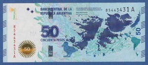 ARGENTINA -- 50 PESOS ( 2015 ) -- UNC - SERIE A - COMMEMORATIVE - PICK 362 - NEW - Imagen 1 de 2