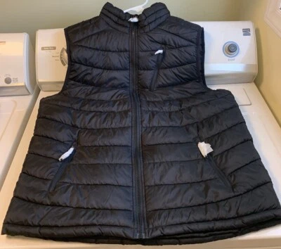 Men’s Seventh Avenue Puffer Vest Size Large And Genuine Leather Baseball Hat - Image 1 of 4