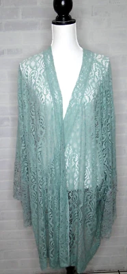 Bata larga envolvente con cordones verde azulado y plata Cacique seriamente sexy 26/28 nueva con etiquetas Foto 1 de 4