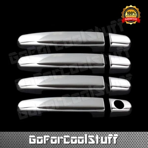 For Toyota Rav4 2001-05 06 07 08 09 10 1 12 Chrome 4 Door Handle Cover W/O P Key - Picture 1 of 1