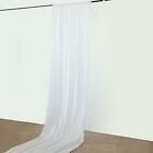 5 ft x 20 ft WHITE Polyester Ceiling Drapes Backdrop CURTAIN PANEL Party Events
