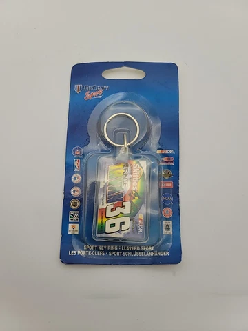 Vintage Wincraft Sports Ernie Irvan #36 Key Ring Keychain Nascar Skittles New Cover