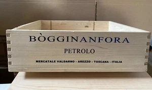Cassetta Di Vino 2013 VUOTA PETROLO BOGGINA ANFORA X 3 Bott.0,75 Cl - Foto 1 di 6