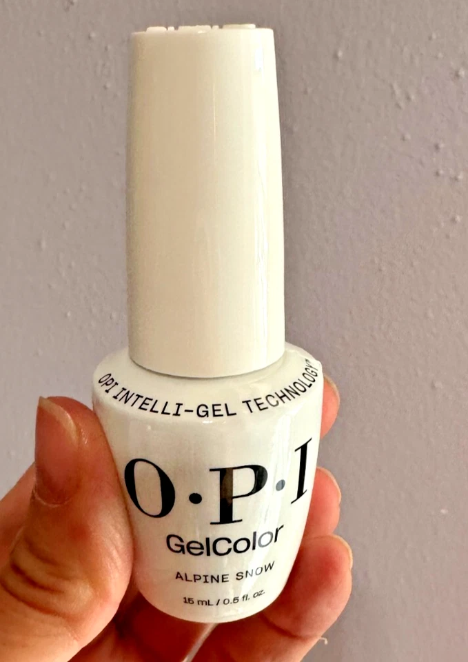 OPI GelColor GC L00 ALPINE SNOW 15mL UV LED Gel Polish White Tip French RARE - Image 1 of 1