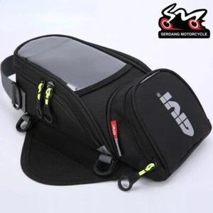 Waterproof Motor Tank Bag Black Oil Fuel Tank Magnetic Motorbike Motorcycle Bag - Picture 1 of 7