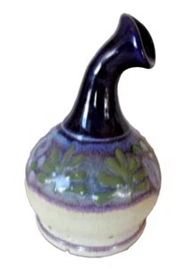 Handcrafted Signed Jill Tortorella Antioch Pottery IL Crooked Neck Display Piece - Picture 1 of 6