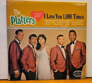 THE PLATTERS, I Love You 1000 Times Vinyl LP Musicor Mono 1966, Record Oldies - Picture 1 of 5